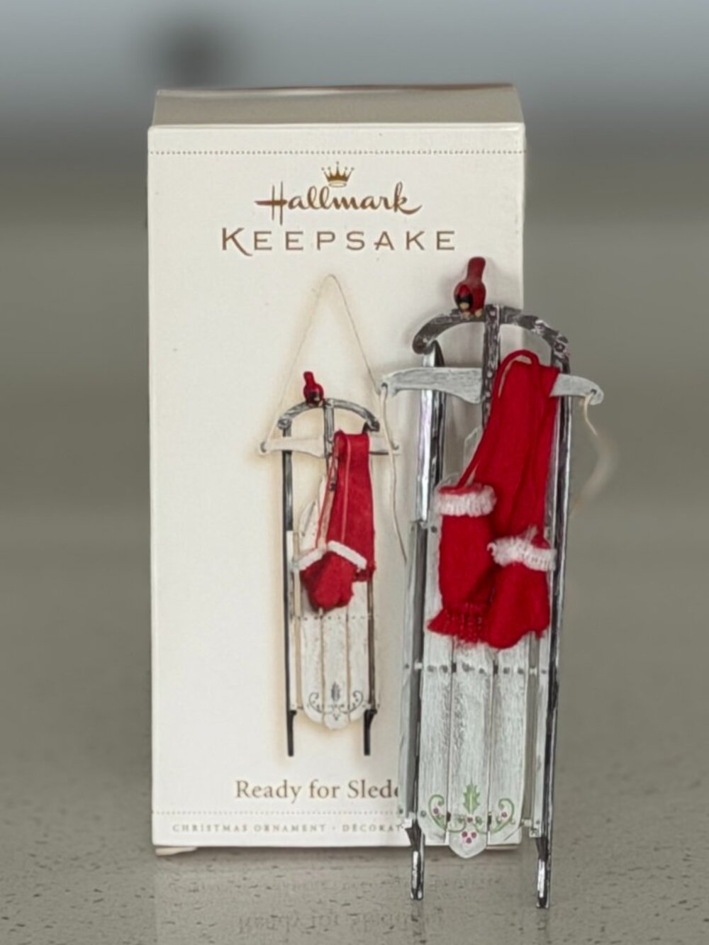 Hallmark Ornament Ready for Sledding
